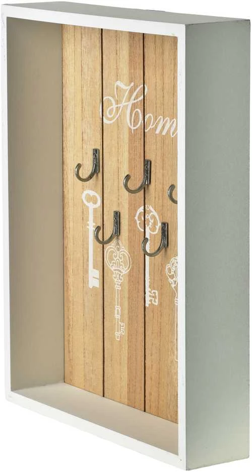 Mondex Since 1986 STACY Raktų dėžutė 22x5x28.5cm atvira balta HOME