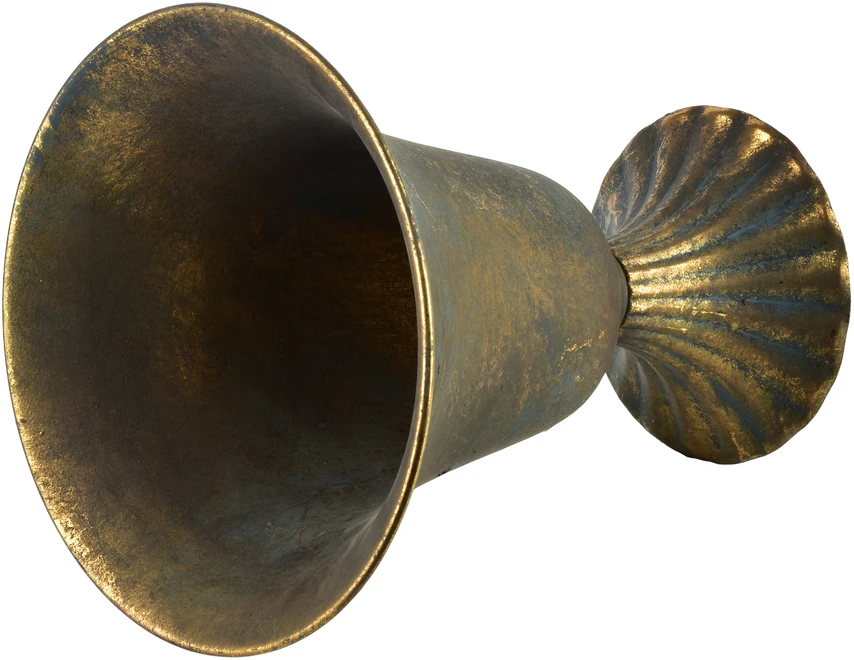 Mondex Since 1986 VIOLA Dekoratyvinė vaza 20x12x23,5 cm metalinė taurė