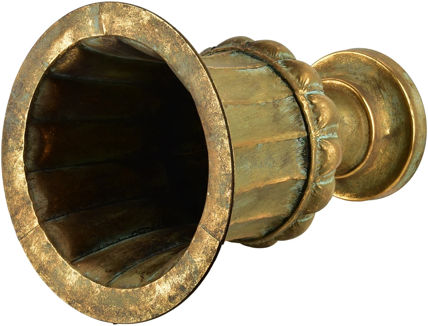 Mondex Since 1986 VIOLA Dekoratyvinė metalinė vaza 26,5x26,5x37 cm