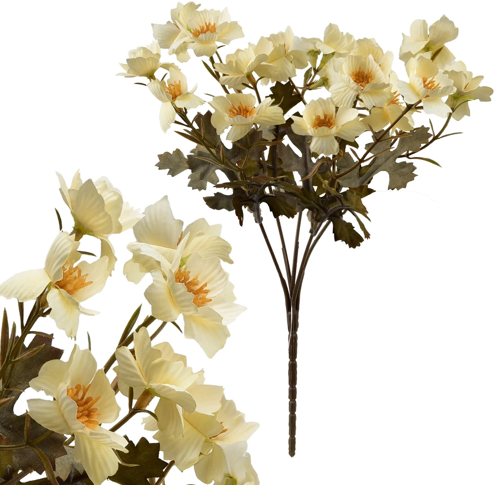 Mondex Since 1986 VIRIDIS dirbtinių gėlių puokštė MARGARETKI 28cm