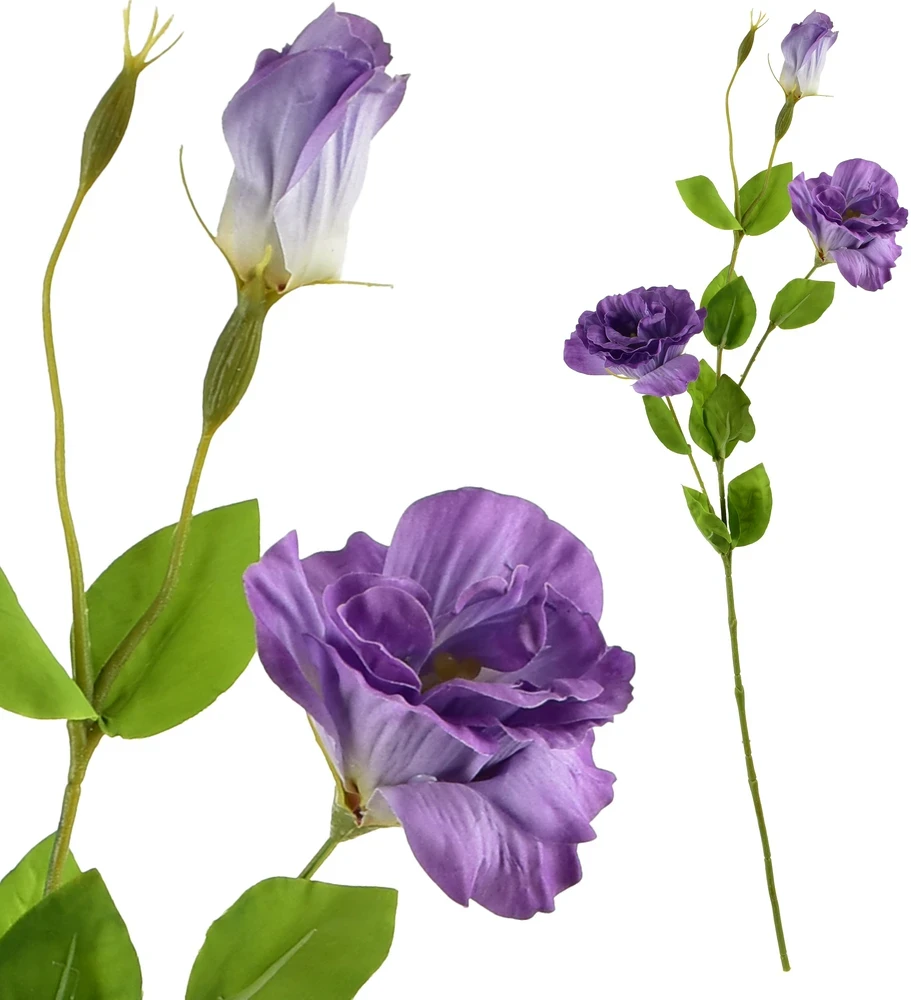Mondex Since 1986 VIRIDIS Dirbtinė gėlė Eustoma 70cm gumuota
