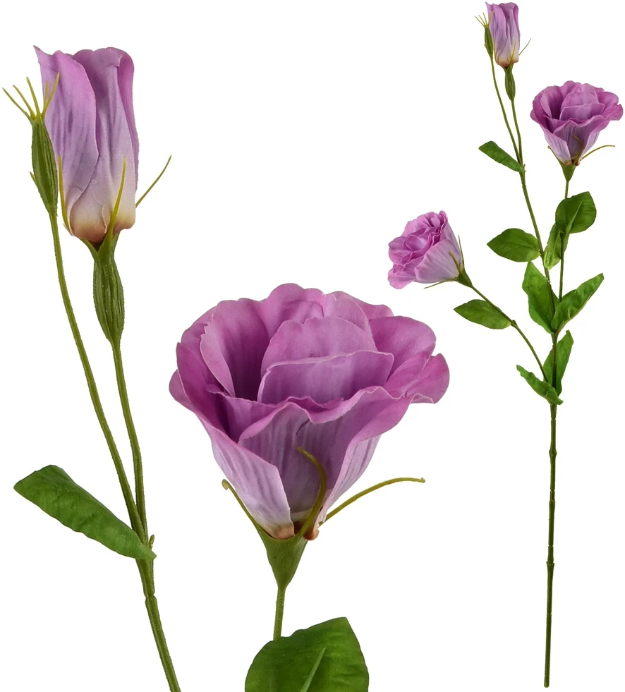 Mondex Since 1986 VIRIDIS Dirbtinė gėlė Eustoma 70cm gumuota