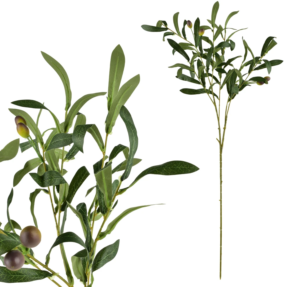 Mondex Since 1986 VIRIDIS Dirbtinė gėlė alyvmedžio šakelė 90 cm