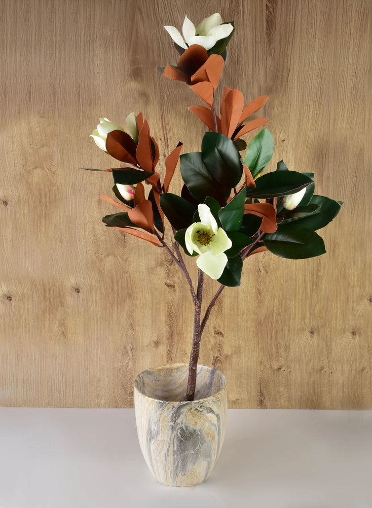 Mondex Since 1986 VIRIDIS Dirbtinė magnolija vazone 15x14x120cm