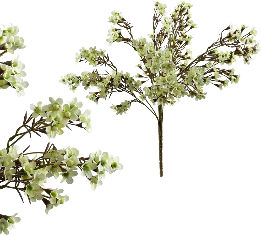 Mondex Since 1986 VIRIDIS dirbtinių gėlių puokštė 55 cm balta
