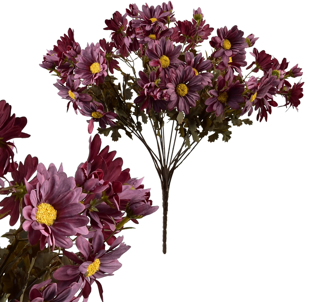 Mondex Since 1986 VIRIDIS Dirbtinių gėlių puokštė MARGARETKI 45 cm