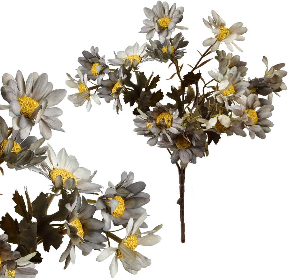 Mondex Since 1986 VIRIDIS dirbtinių gėlių puokštė MARGARETKI 29 cm