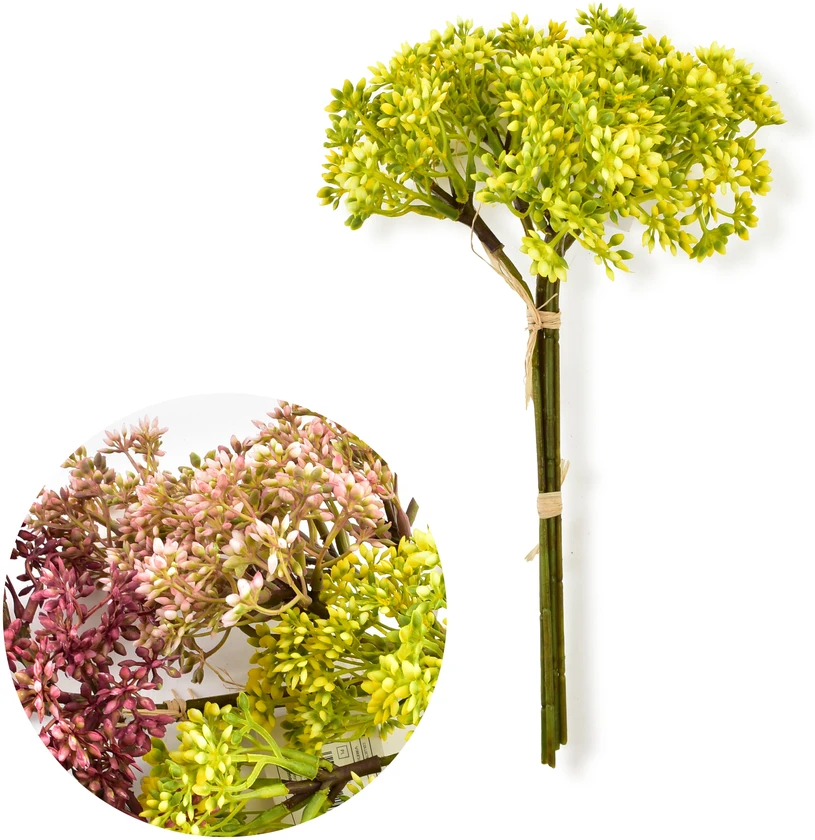 Mondex Since 1986 Przydasie VIRIDIS Dirbtinė gėlė Gypsophila kekė 5vnt 30cm