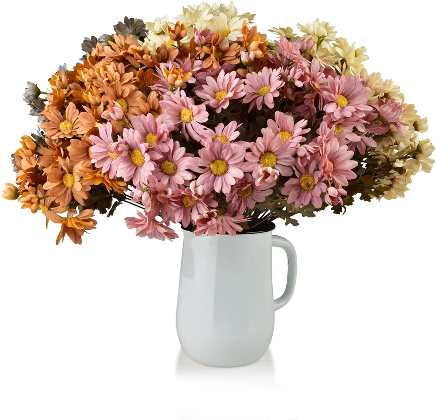 Mondex Since 1986 VIRIDIS Dirbtinių gėlių puokštė MARGARETKI 45 cm