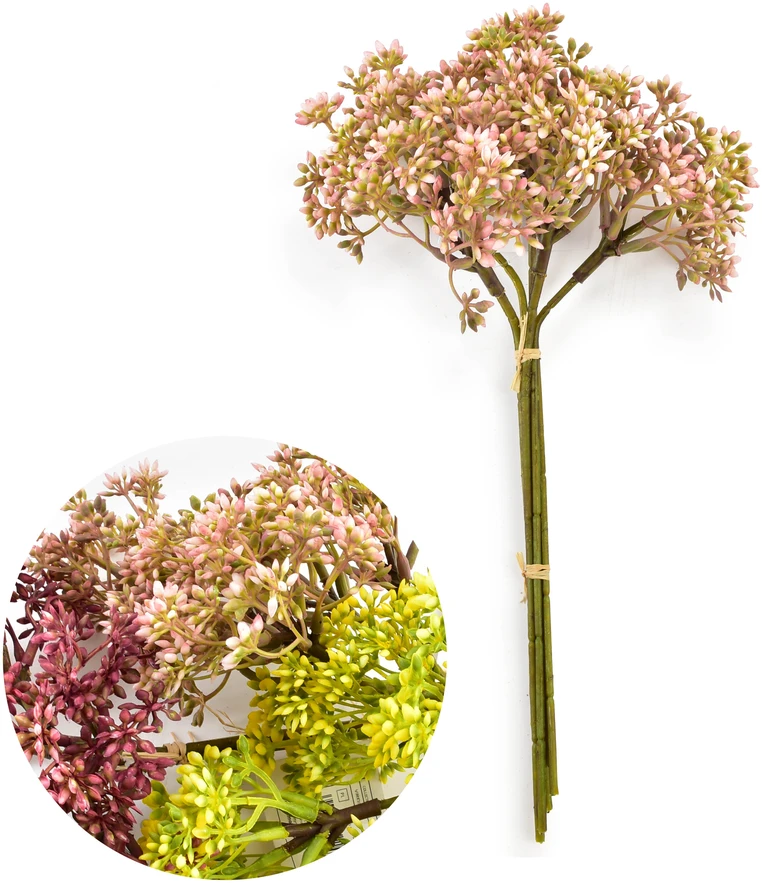 Mondex Since 1986 Przydasie VIRIDIS Dirbtinė gėlė Gypsophila kekė 5vnt 30cm