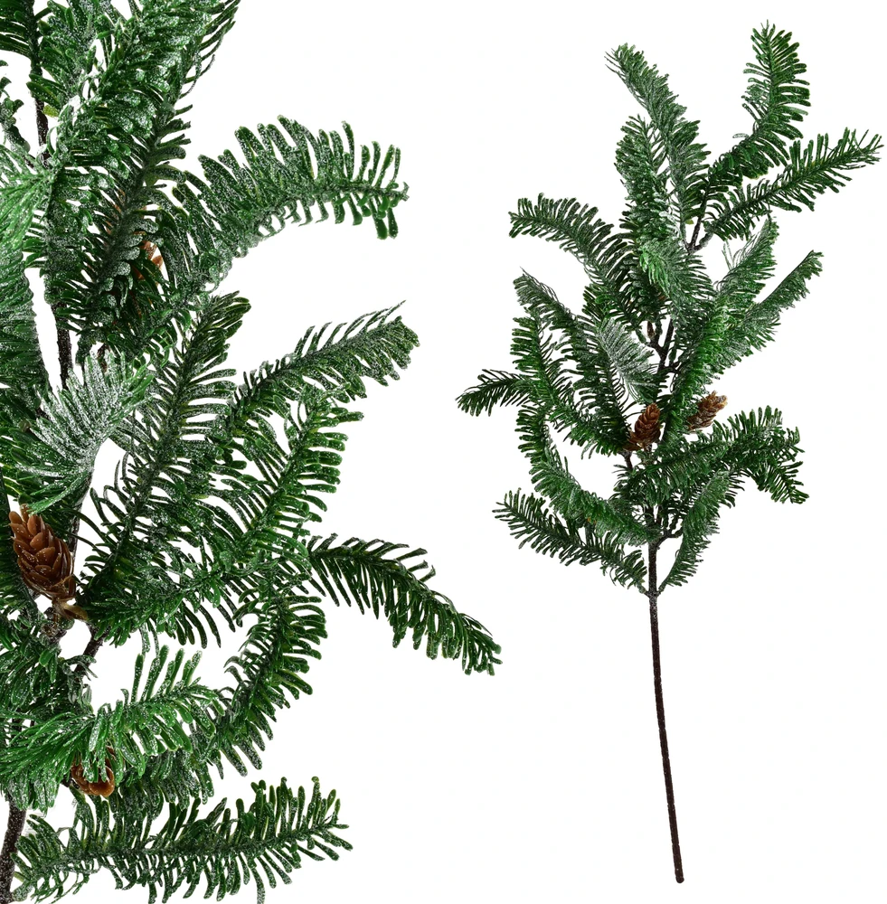 Mondex Since 1986 VIRIDIS Gałązka ozdobna ośnieżona 60cm