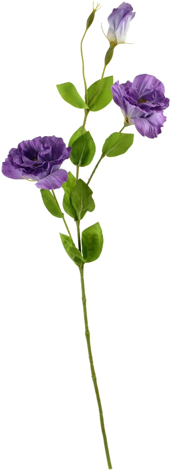 Dirbtinė eustoma violetiniais žiedais 70 cm