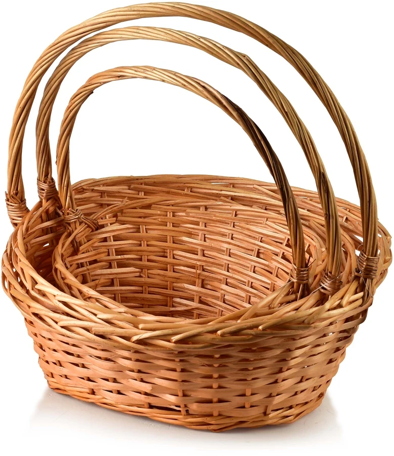 Mondex Since 1986 WILL 3 vnt. dovanų krepšelių komplektas 46x39x45/40x34x42/34x27x35cm