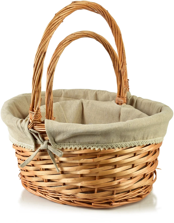 Mondex Since 1986 WILL Komplet 2 koszy materiał koronka 42x35x21/48 34x25x15/38cm
