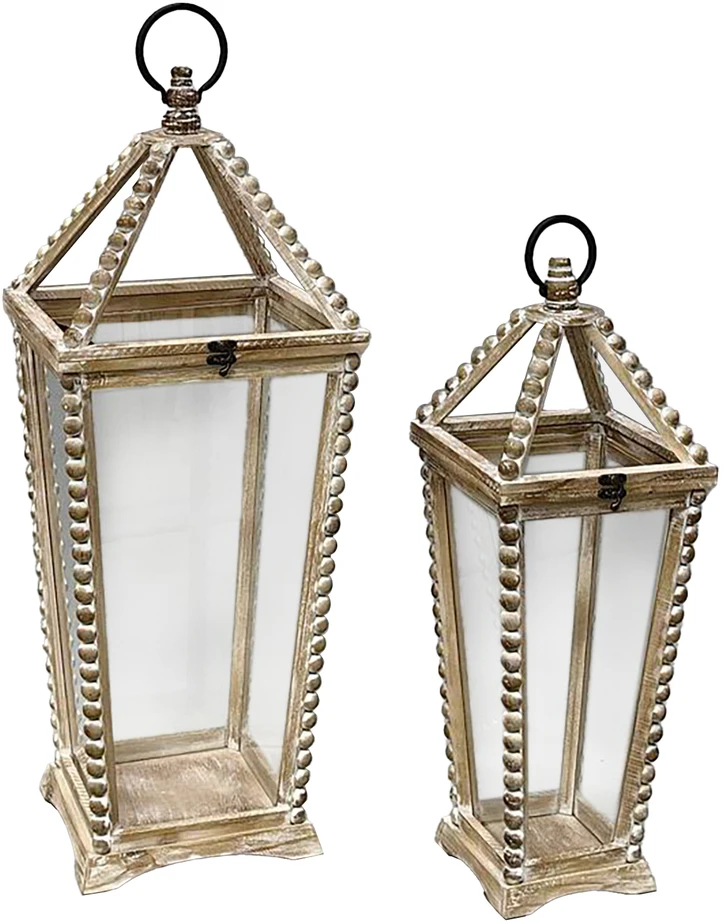 Lumarko Mondex Since 1986R LOKKE 2 žibintų rinkinys XL: 29,5 x 29,5 x 76,5 cm; I: 22 x 22 x 59,5 cm