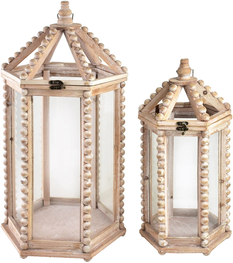 Mondex Since 1986R LOKKE Komplet 2 Latarni XL 32x27,5x65cm L 23x19,5x49cm