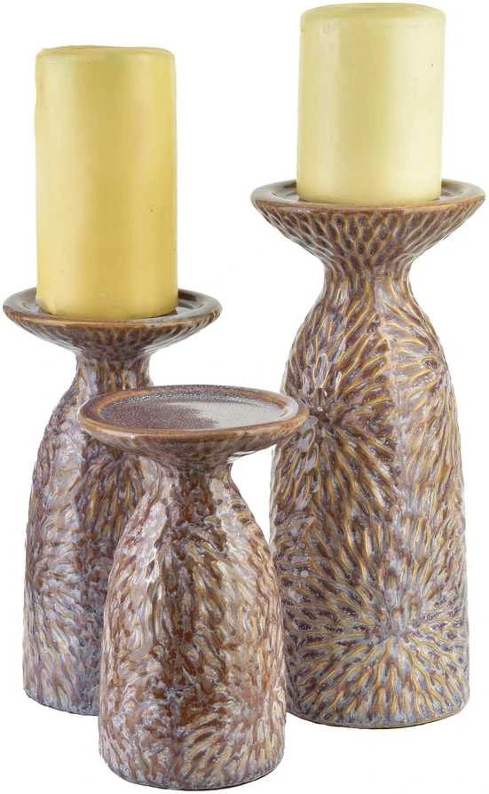 Mondex Since 1986R Affek Design YARINE BEIGE žvakidė 11x10x20cm