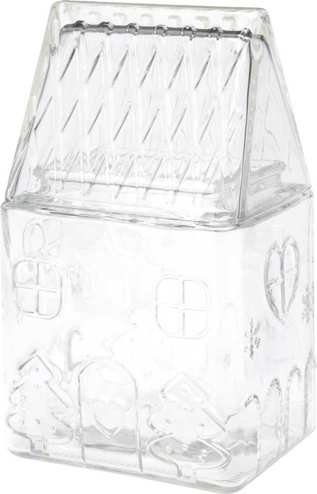 Crystal Julia Stiklinis indas su šventiniu raštu 1,5 l