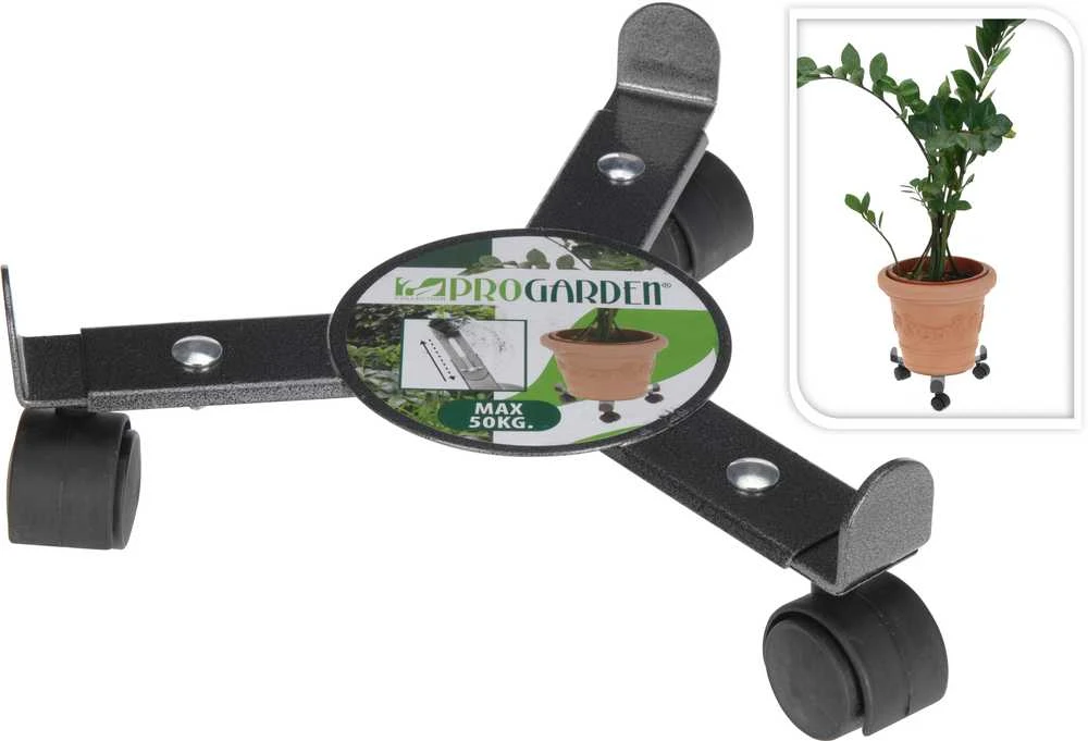 ProGarden Augalų padėklai su ratukais metalinė reguliuojama 23-30 cm