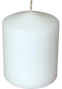 Mondex žvakė KLASIKINĖS ŽVAKĖS Cilindro formos XL 8x8x20cm parafino balta