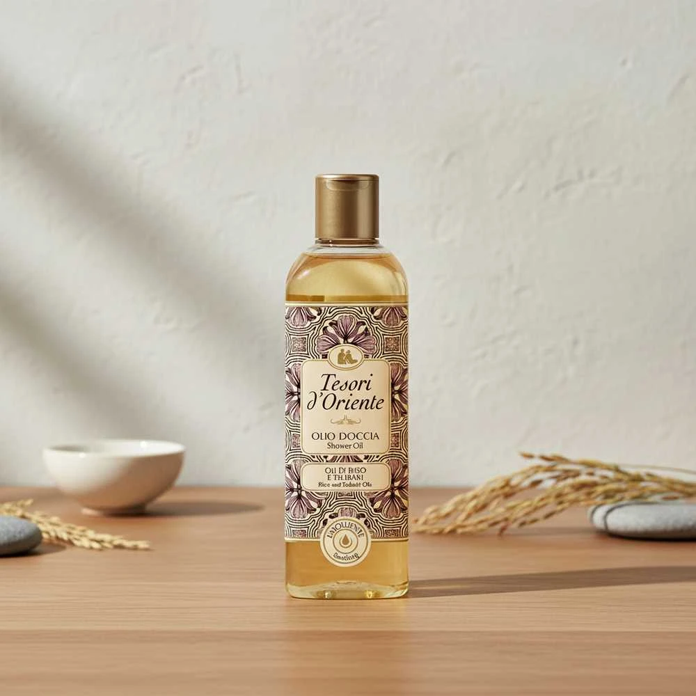 Tesori D'Oriente Tesori d'Oriente Rice & Tsubaki Oils dušo aliejus, 250 ml