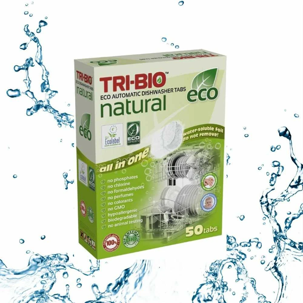 Indaplovių tabletės Tri-Bio, 50 vnt