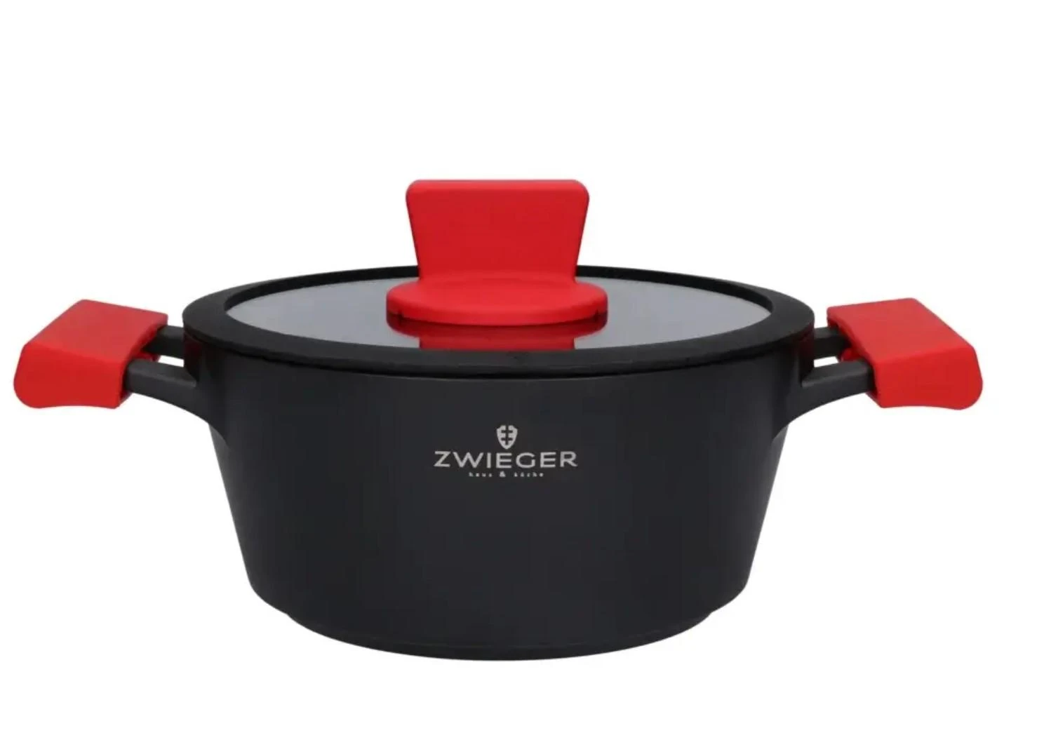 ZWIEGER PUODAS SU DANČIU ALUMINIUMINIS NEPRIKLANTAS INDUKCINIŲ DUJŲ OBSIDIANAS 20CM 2L