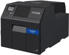 Epson ColorWorks C6000 Series colour label spausdintuvas, 112 mm media, 85 mm/s, cutter, Tinklinis, USB, juodas