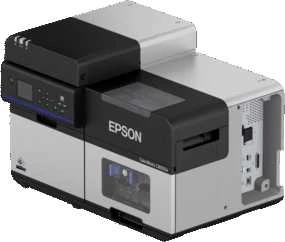 Spausdintuvas Epson ColorWorks C8000e, cutter, disp., USB, Tinklinis, kit (USB), juodas, pilkas