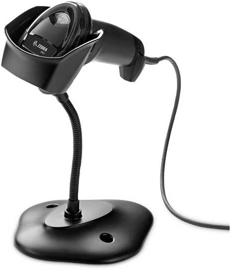 Laidinis brūkšninių kodų skaitytuvas Zebra DS2208, 2D, multi-IF, kit (USB), juodas