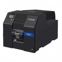 Spalvotas lipdukų spausdintuvas Epson ColorWorks CW-C6500Pe, peeler, disp., USB, Tinklinis, juodas