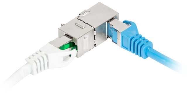 LANBERG trapecinė jungtis RJ45->RJ45 FTP cat.5e 90