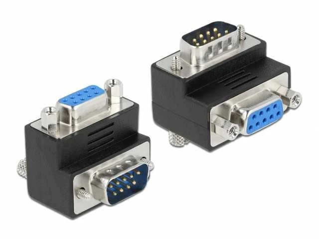 Delock 9 kontaktų D-Sub kampiniai adapteriai