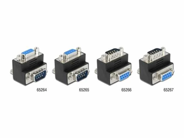 Adapteris AV Delock D-Sub (VGA) - D-Sub (VGA) juoda (65264)