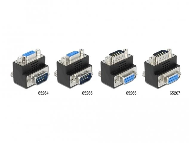 VGA kampiniai adapteriai 65264-65267