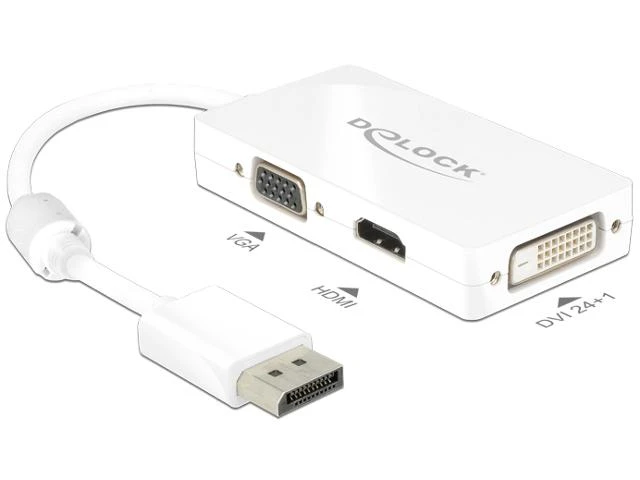 Delock trijų jungčių mini Displayport adapteris