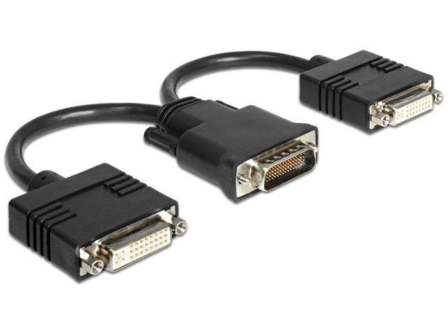 ADAPTER DMS-59(M)->2X DVI(24+5) 20CM DELOCK