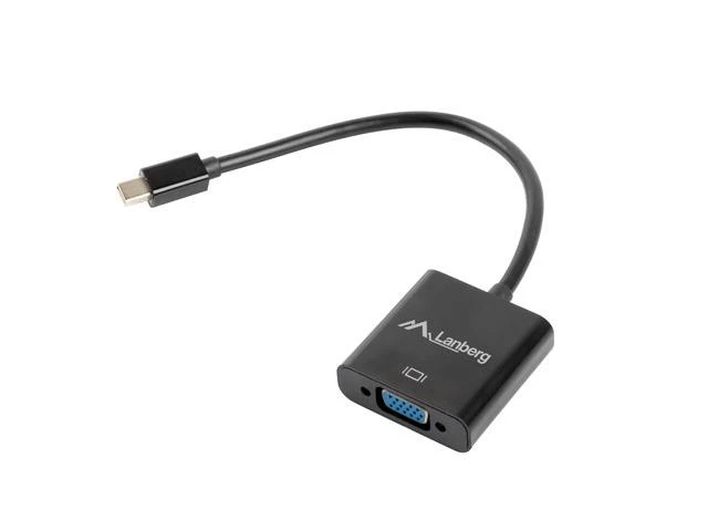 LANBERG AD-0017-BK adapteris HDMI-A M ->VGA F su garso kabeliu