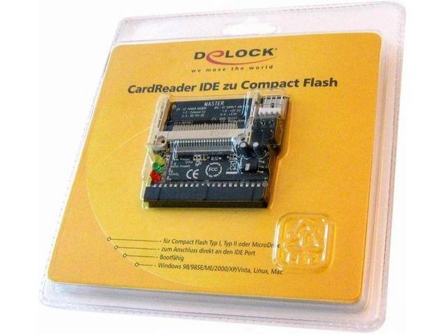 Delock IDE - SATA, Juodas (91620)