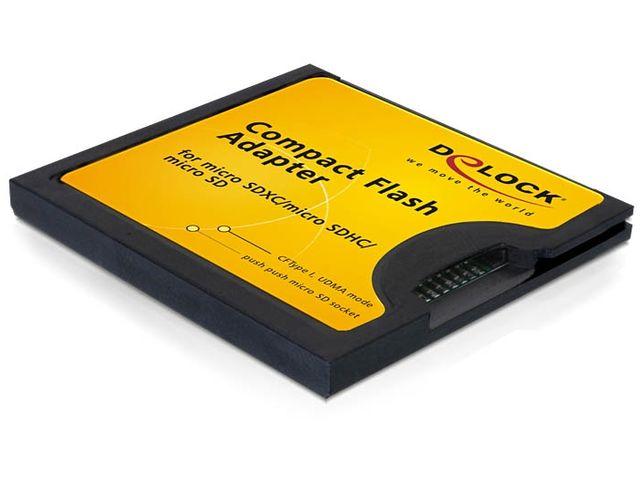 Delock Compact Flash adapteris Micro SD atminties kortelėms