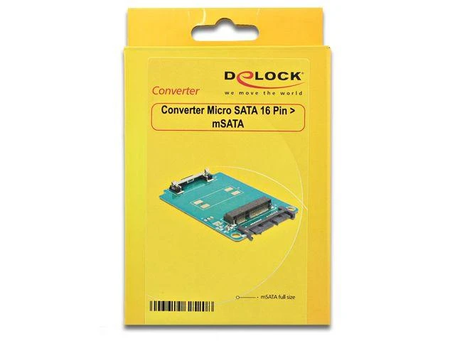 Delock Konverteris Micro SATA - mSATA (62520)