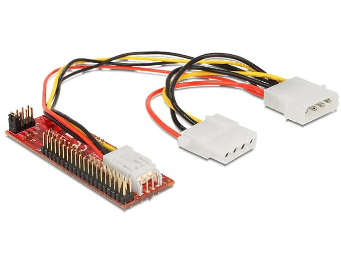 ADAPTER SATA 22PIN(F)->IDE 40PIN(M) + ZASILANIE MOLEX BIDIRECTIONAL DELOCK
