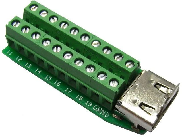 „Delock“ adapterio HDMI lizdas > 20 kontaktų gnybtų blokas