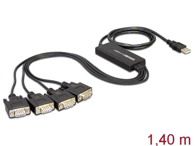 Delock USB į 4x RS-232 adapteris