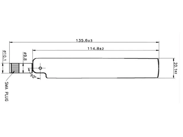 Antena Delock LTE SMA GSM/UMTS 88968