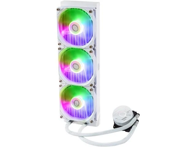 Masterliquid 360L Core baltas aušintuvas su RGB ventiliatoriais