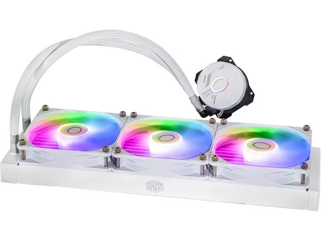 Masterliquid 360L aušinimas su RGB ventiliatoriais