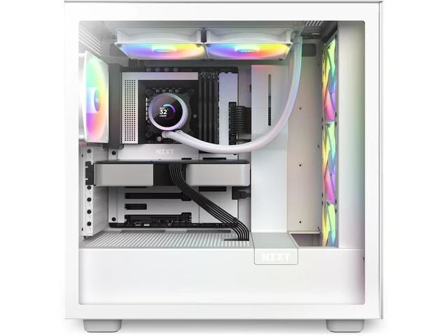 Kraken 280 aušinimas su LCD ekranu korpuse