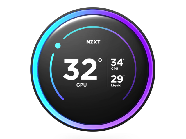 NZXT Kraken Elite 280 RGB V2 LCD juoda