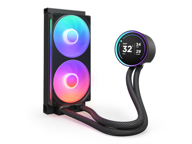 NZXT Kraken Elite 280 RGB V2 LCD juoda